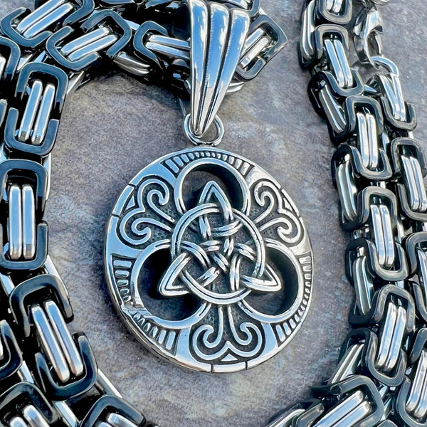 Sanity Jewelry Necklace Viking - Triskele Pendant - Necklace (784)