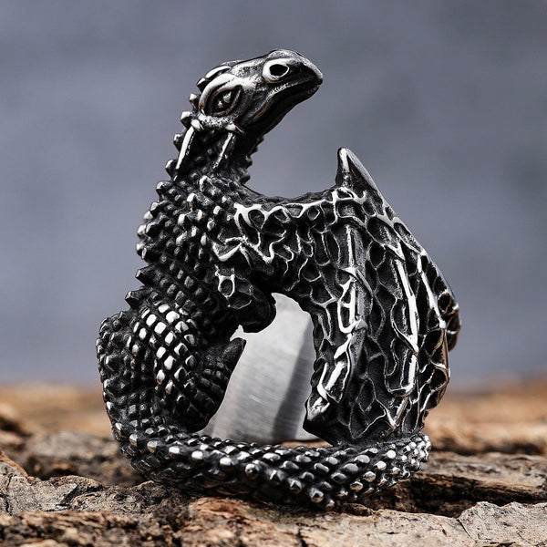 Sanity Jewelry Skull Ring Dragon Ring - Sizes 6-11 - R26