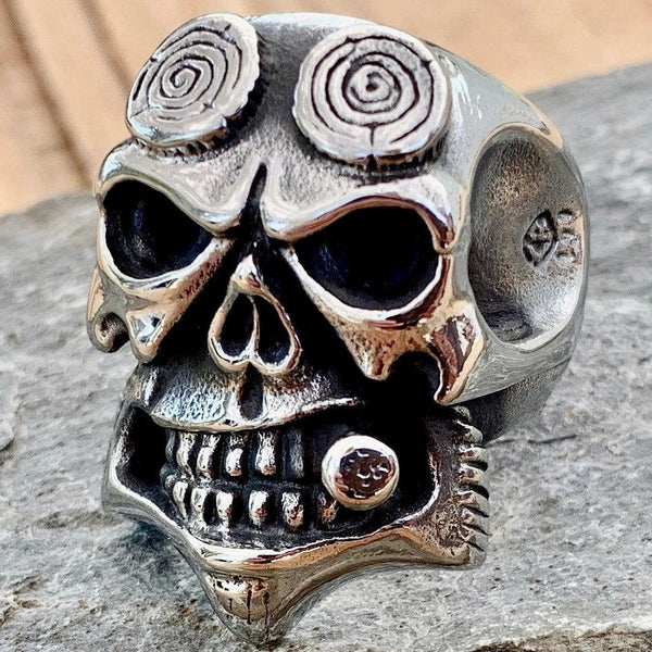 Sanity Jewelry Skull Ring HellBoy - Sizes 9-16 - SLC69 CLEARANCE