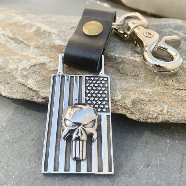 Sanity Jewelry Key Chain American Patriot Flag Keychain - KC14