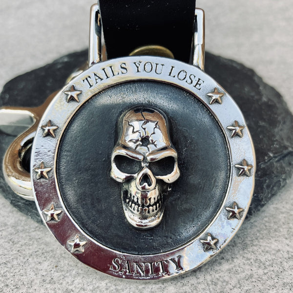 Sanity Jewelry Key Chain Heads or Tails Keychain - KC28