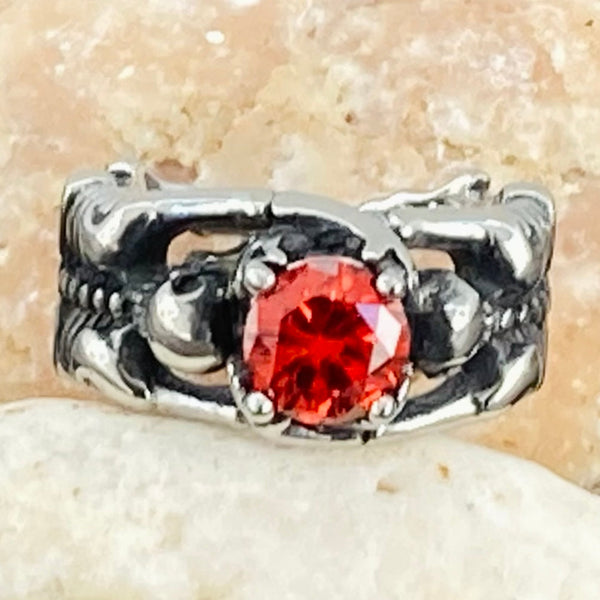 Sanity Jewelry Ring 4 Ladies Ring - 07 July Birthday - Ruby - Size 4-11 - R113