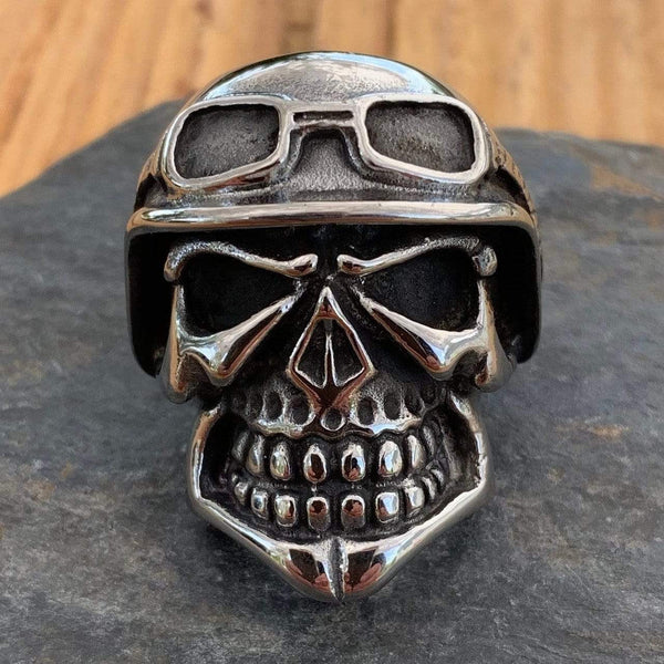 Sanity Jewelry Skull Ring Bone Crusher Collection - Cruiser - Sizes 9-16 - R12