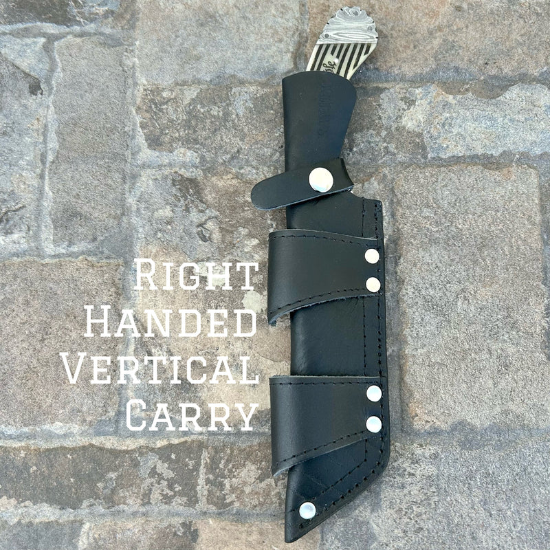 *PRESALE* 11” Doc Holiday - “We The People” Bone - Damascus - Horizontal & Vertical Carry - DOC8