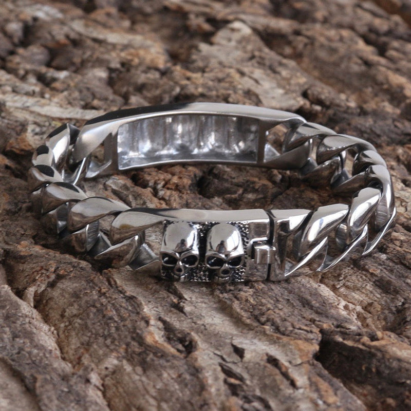 Sanity Jewelry Bracelet Brothers Grim - Custom - Silver - B109