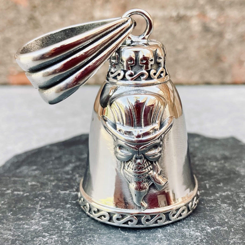 Handful - Boobs - Pewter - Motorcycle Guardian Bell - Made In USA - SKU  GB-HANDFUL-DS
