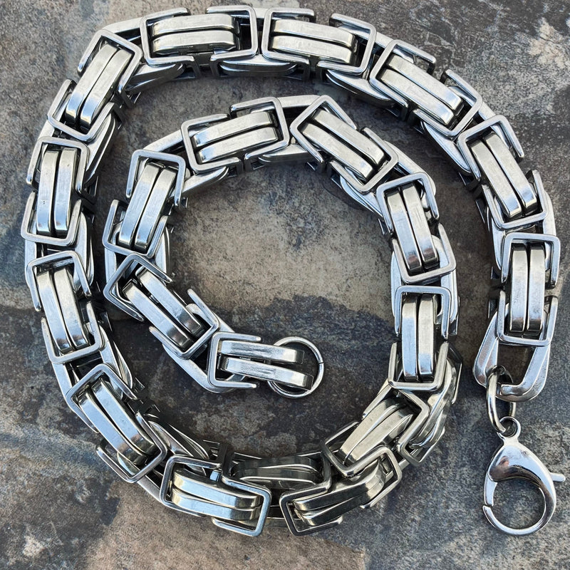 Sanity Jewelry Necklace Daytona - Silver - CVO - 1 inch wide