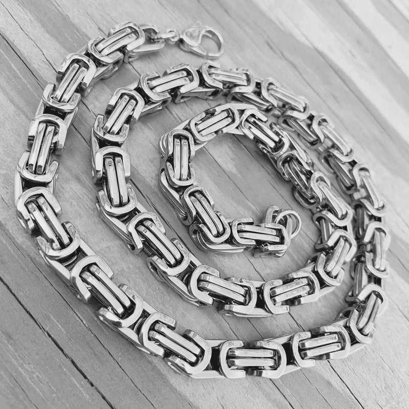 Sanity Jewelry Necklace Daytona - Silver - Deluxe - 1/4 inch wide