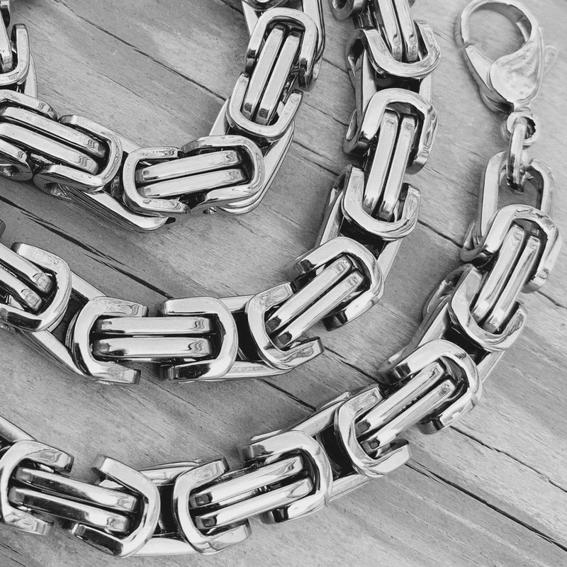 Sanity Jewelry Necklace Daytona - Silver - Deluxe - 1/4 inch wide