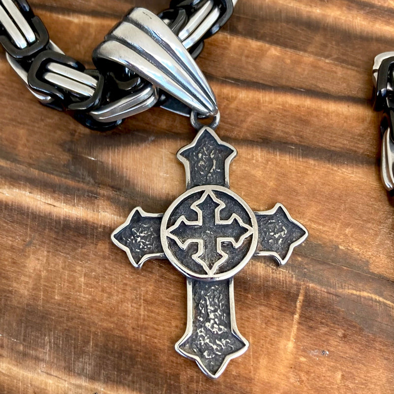 Sanity Jewelry Necklace Pendant Only Cross - Guardian Cross Pendant - Necklace (316)