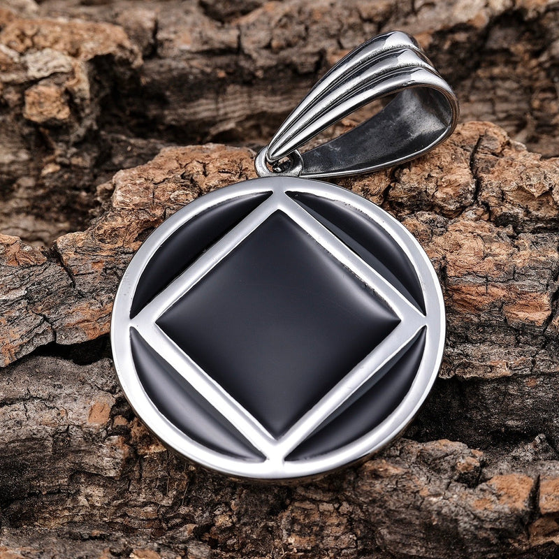Sanity Jewelry Necklace Pendant Only "Sanity's Combo" - Narcotics Anonymous Pendant - Necklace (788)
