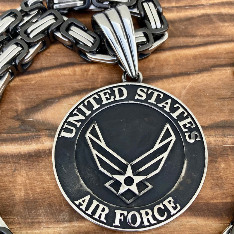 Sanity Jewelry Necklace Pendant Only "Sanity's Combo" - US Air Force Pendant - Necklace (717)