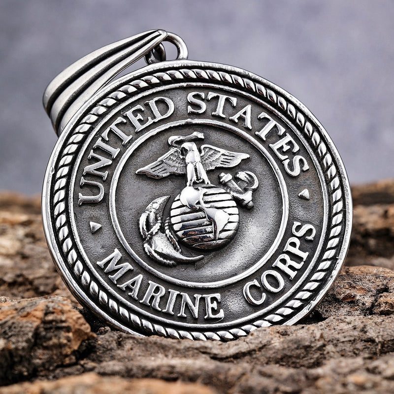 Sanity Jewelry Necklace Pendant Only US Marine Pendant - Necklace (715)