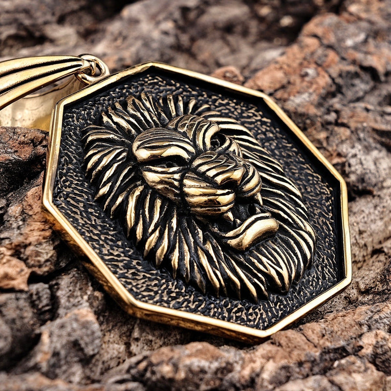 Sanity Jewelry Necklace "Sanity's Combo" - Lion - Gold Pendant - Necklace (779)