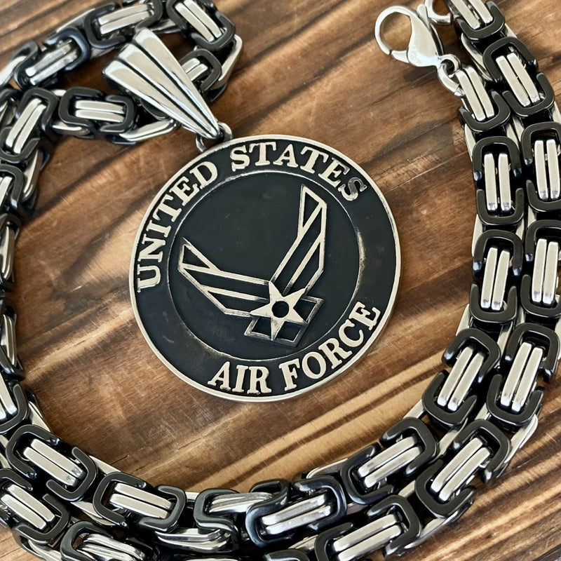 Sanity Jewelry Necklace "Sanity's Combo" - US Air Force Pendant - Necklace (717)