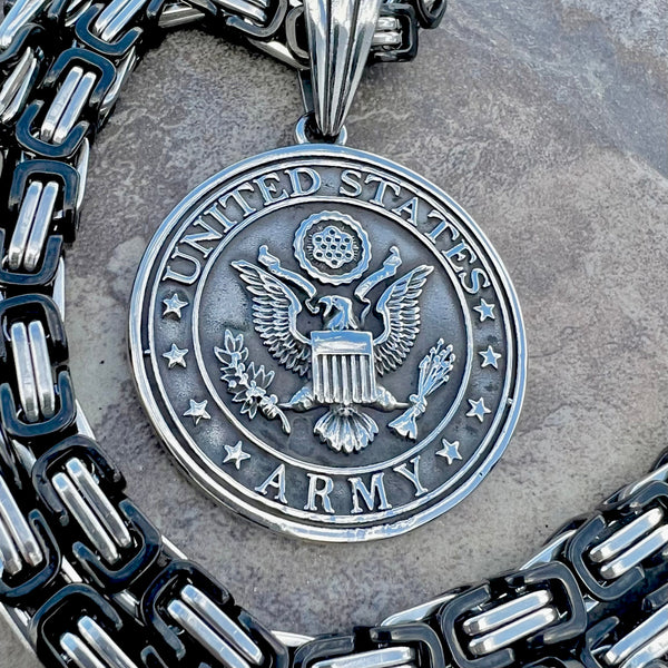 Sanity Jewelry Necklace US Army Pendant - Necklace (716)