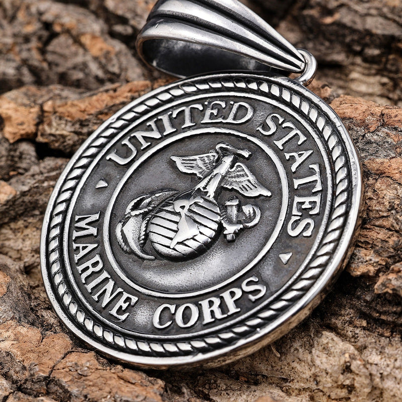 Sanity Jewelry Necklace US Marine Pendant - Necklace (715)