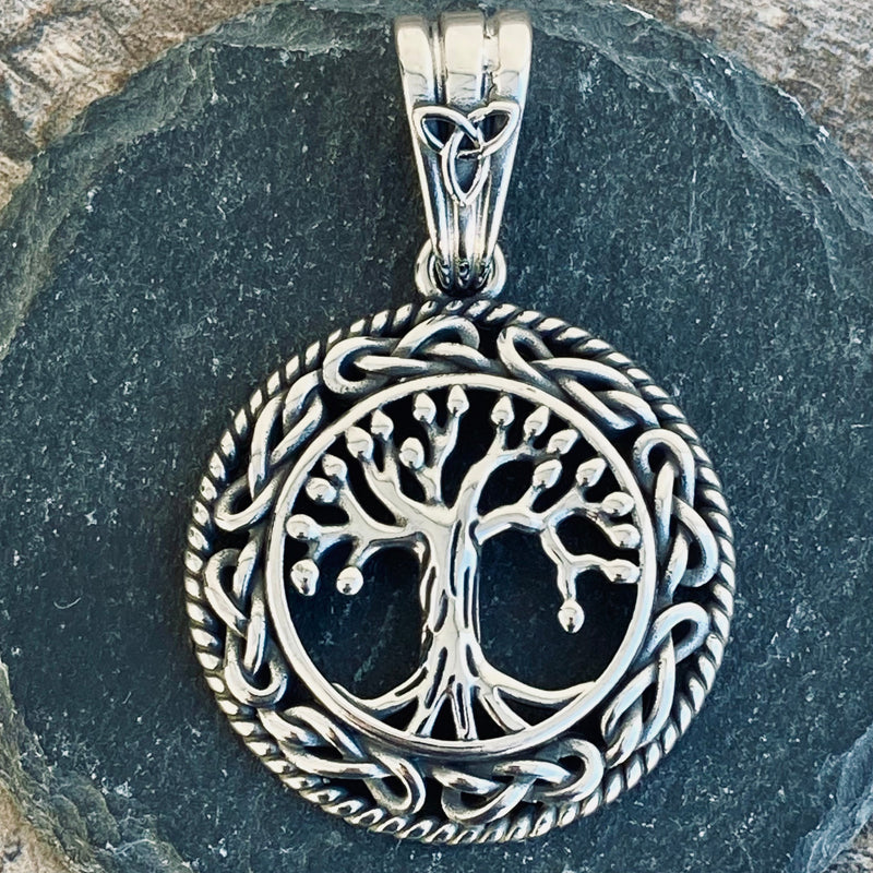 Sanity Jewelry Necklace Viking - Tree of Life Round - Yggdrasil Pendant - Necklace (815)