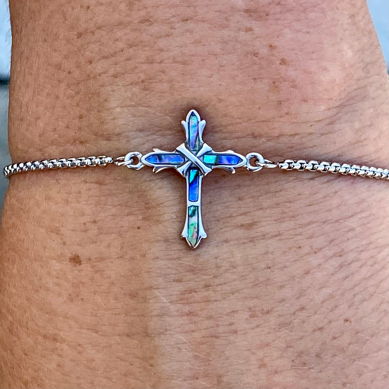 SANITY JEWELRY® Sea Shell Cross - Bracelet - 2573B