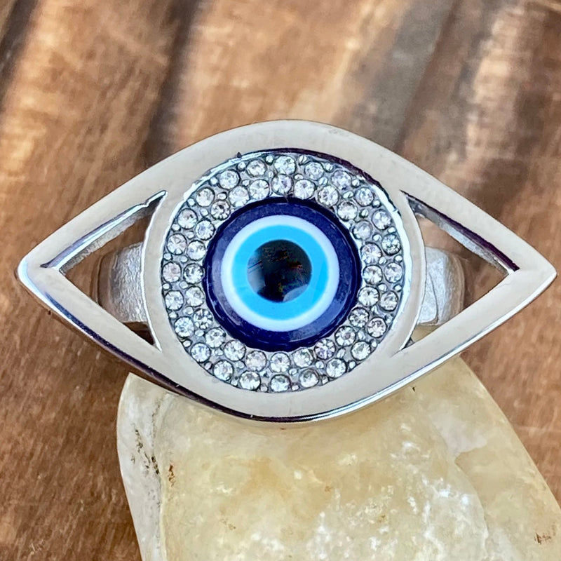 Sanity Jewelry Skull Ring 4 Evil Eye - Sizes 4-13 - R121