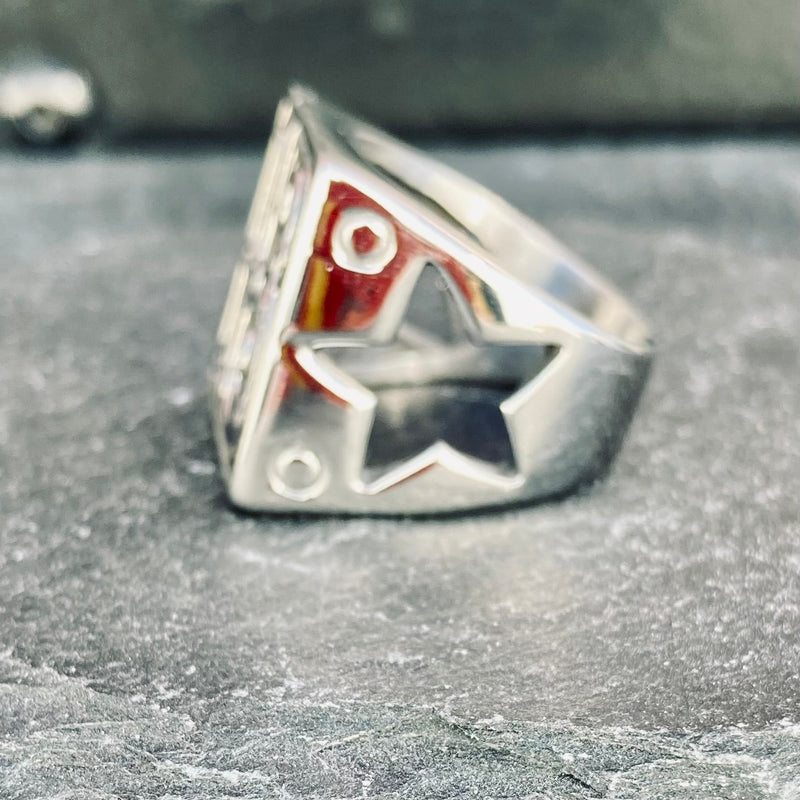 Sanity Jewelry Skull Ring Old School 13 - Sizes 9-15 - SLC13 CLEARANCE
