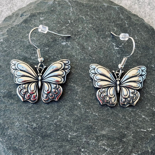 Sanity Jewelry Stainless Steel - Monarch Butterfly - Earrings - 305E