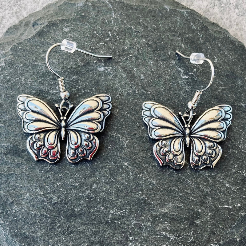 Sanity Jewelry Stainless Steel - Monarch Butterfly - Earrings - 305E