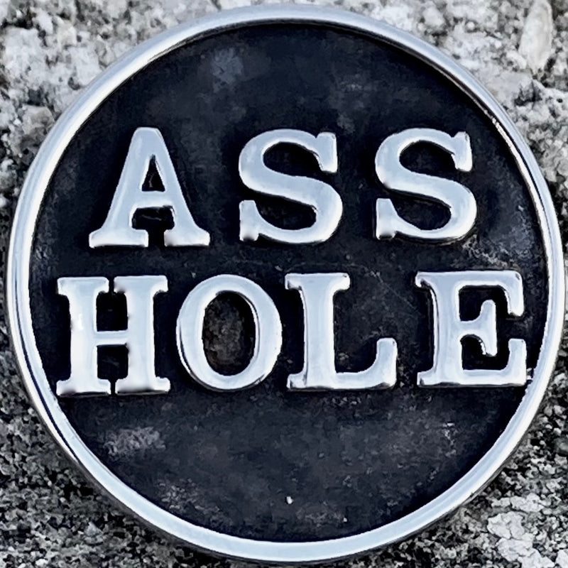 SANITY JEWELRY® Vest Pins Vest Pin - Asshole - PIN18
