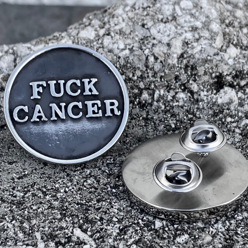 SANITY JEWELRY® Vest Pins Vest Pin - F*ck Cancer - PIN26