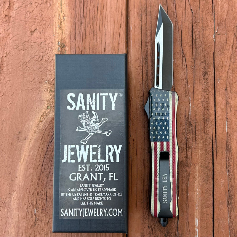 Sanity Steel Bracelet 8.5” Frank Nitti - Tanto Flag Smooth - Medium - MFTAN