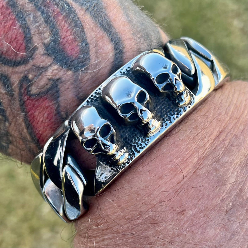 Sanity Steel Bracelet Brothers Grim - Classic - Silver - B128