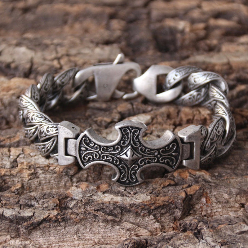 Sanity Steel Bracelet Crusader's Bracelet - The Templar - Brushed - B110
