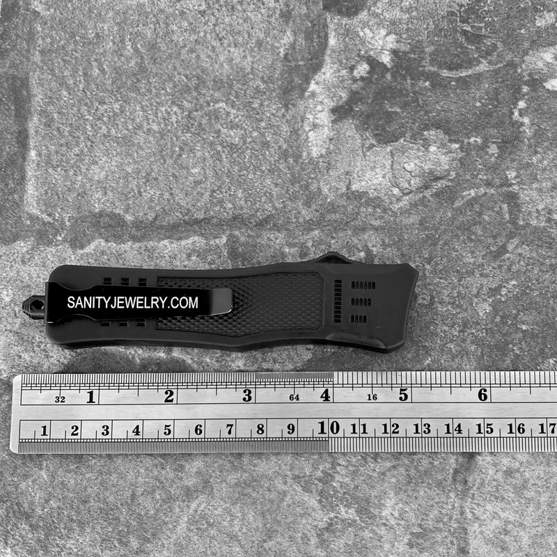 Sanity Steel Bracelet Double Sided Serrated - Medium - MDBLSR