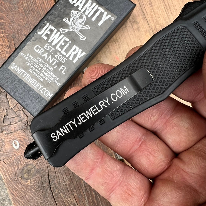 Sanity Steel Bracelet Double Sided Serrated - Medium - MDBLSR