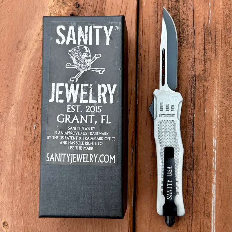 Sanity Steel Bracelet Frank Nitti - Drop Point Silver - Small - ZSDP