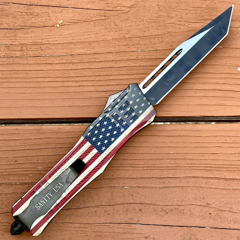 Sanity Steel Bracelet Frank Nitti - Flag - Tanto Smooth - Large - LFTAN