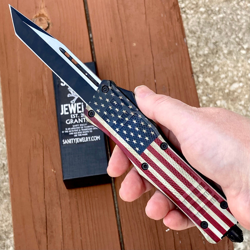 Sanity Steel Bracelet Frank Nitti - Flag - Tanto Smooth - Large - LFTAN