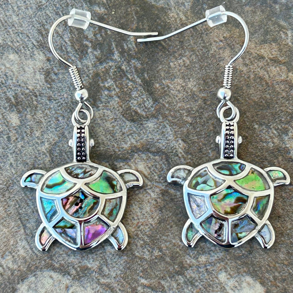 Sanity Steel Earrings Sea Shell - Turtle - Land Turtle Earrings - SK2579E