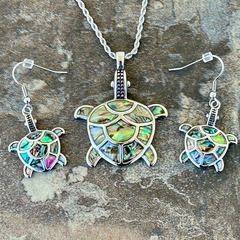Sanity Steel Earrings Sea Shell - Turtle - Land Turtle Earrings - SK2579E