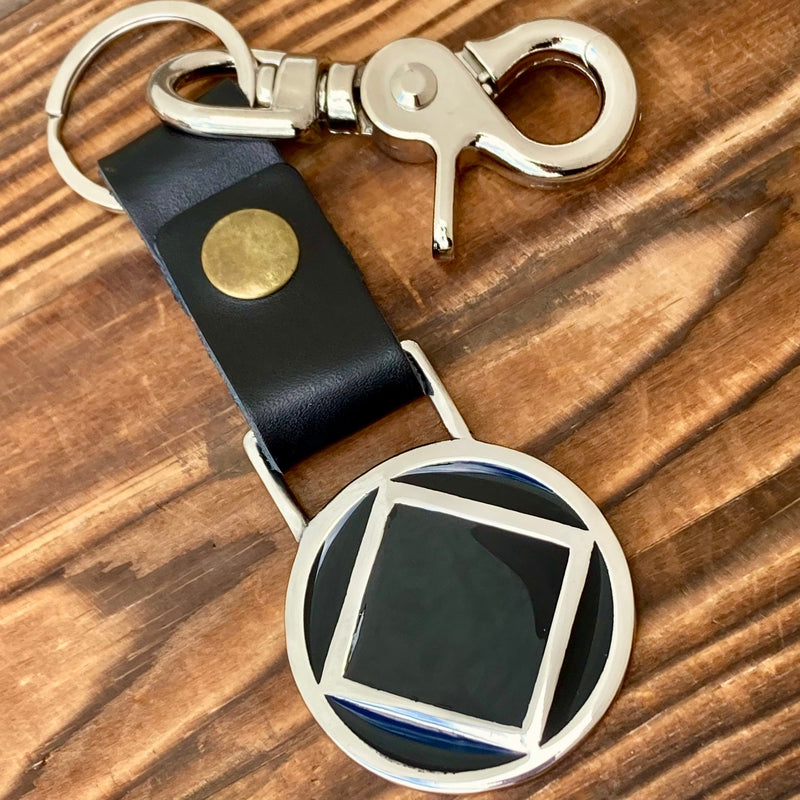 Sanity Steel Key Chain Narcotics Anonymous Keychain - KC03