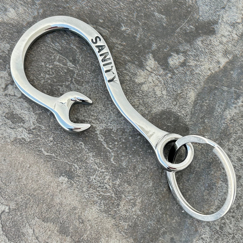 Sanity Steel Key Clasp Belt Clip / Clasp - Wrench Hook - Polished - WCC-18