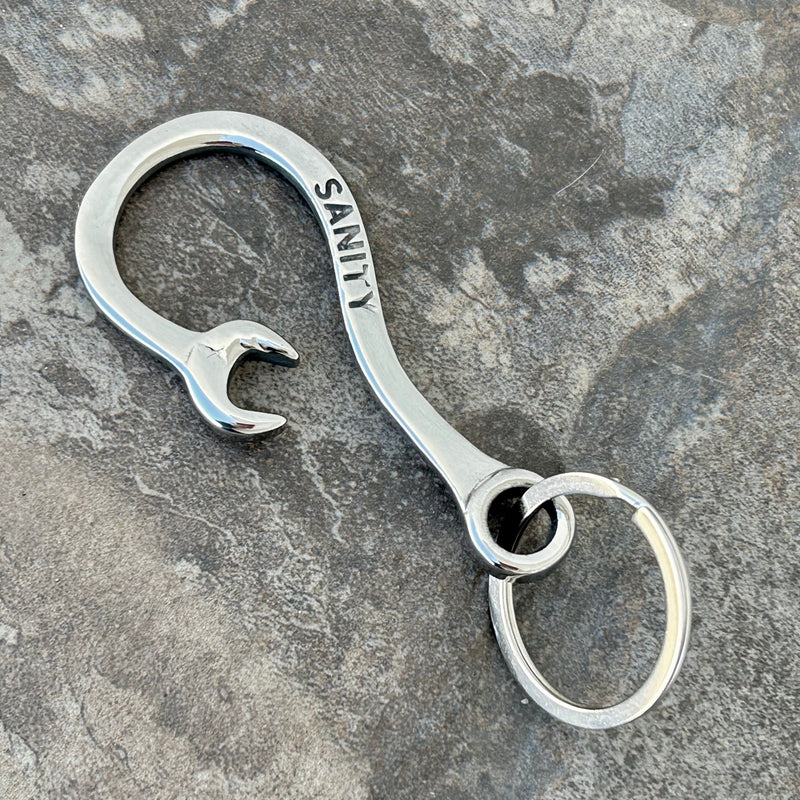 Sanity Steel Key Clasp Belt Clip / Clasp - Wrench Hook - Polished - WCC-18