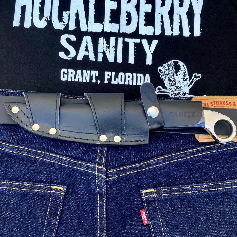 Sanity Steel Steel 11" Al Capone - Horizontal & Vertical Carry - D2 Steel - Blue & Black Wood - 11 inches - ACD205