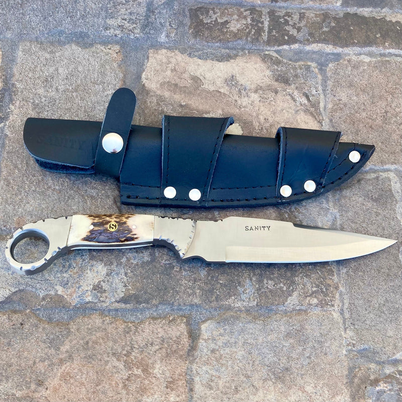 Sanity Steel Steel 11" Al Capone - Horizontal & Vertical Carry - D2 Steel - Stag Antler - 11 inches - ACD202