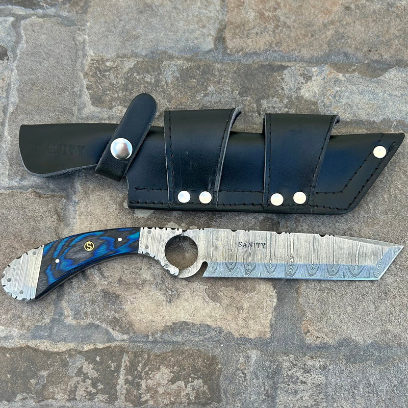 Sanity Steel Steel 11" Doc Holiday - Horizontal & Vertical Carry - Blue & Black Wood - 11 inches - DOC5