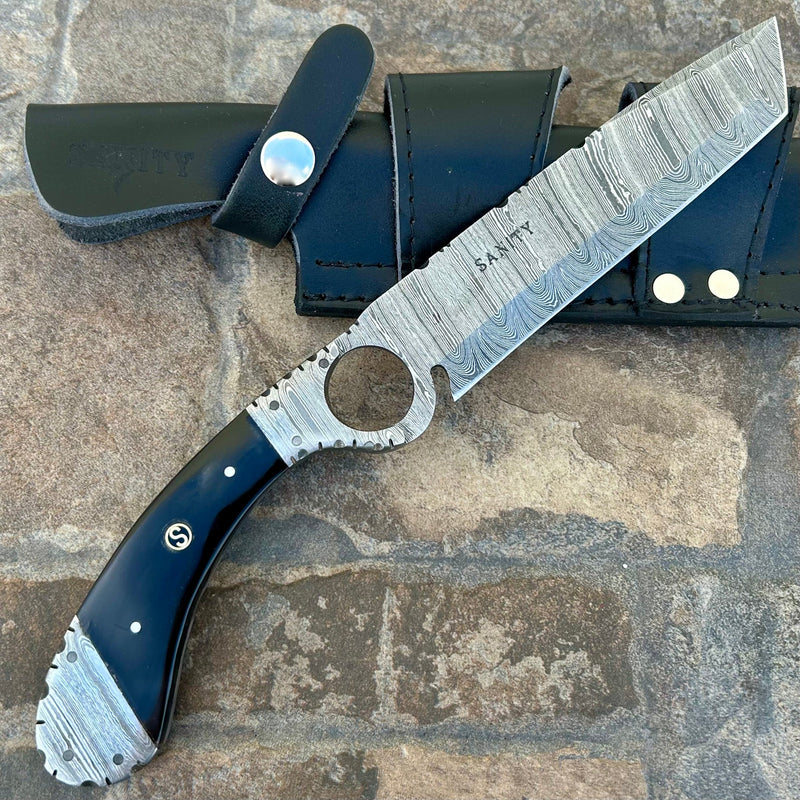Sanity Steel Steel 11” Doc Holiday - Horizontal & Vertical Carry - Buffalo Horn - 11 inches - DOC1