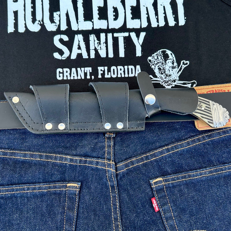 Sanity Steel Steel 11” Doc Holiday - “We The People” Bone - Damascus - Horizontal & Vertical Carry - DOC8