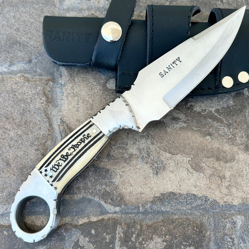 Sanity Steel Steel 9” Al Capone - Bone - We The People - D2 Steel - Horizontal & Vertical Carry - PE17