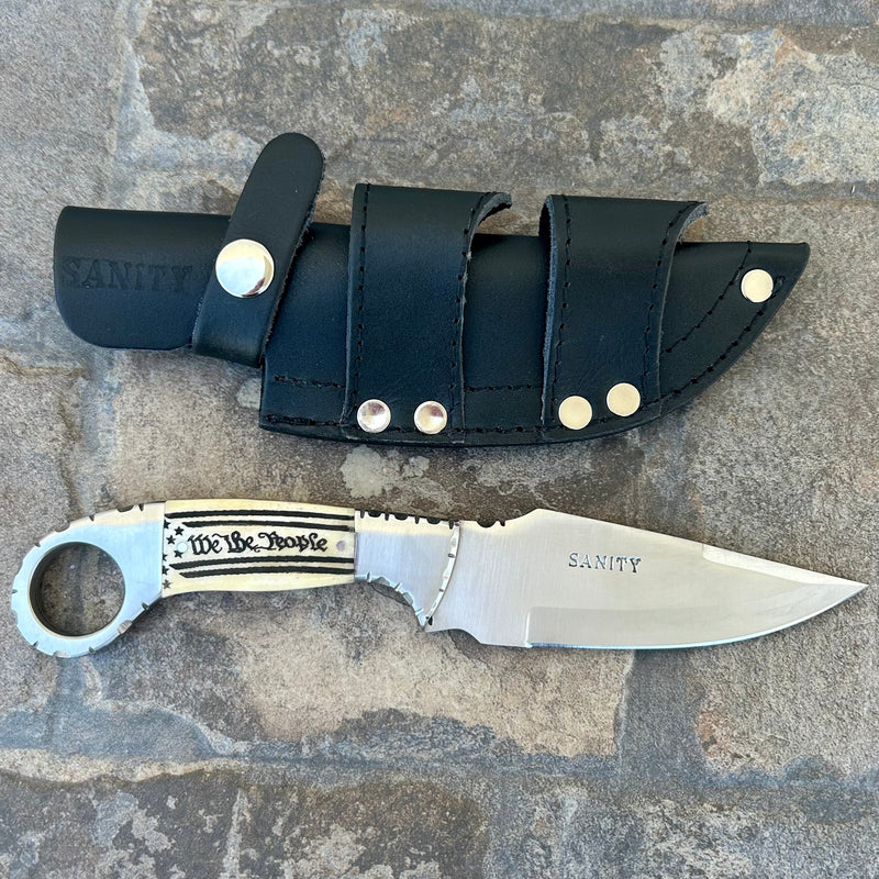Sanity Steel Steel 9” Al Capone - Bone - We The People - D2 Steel - Horizontal & Vertical Carry - PE17