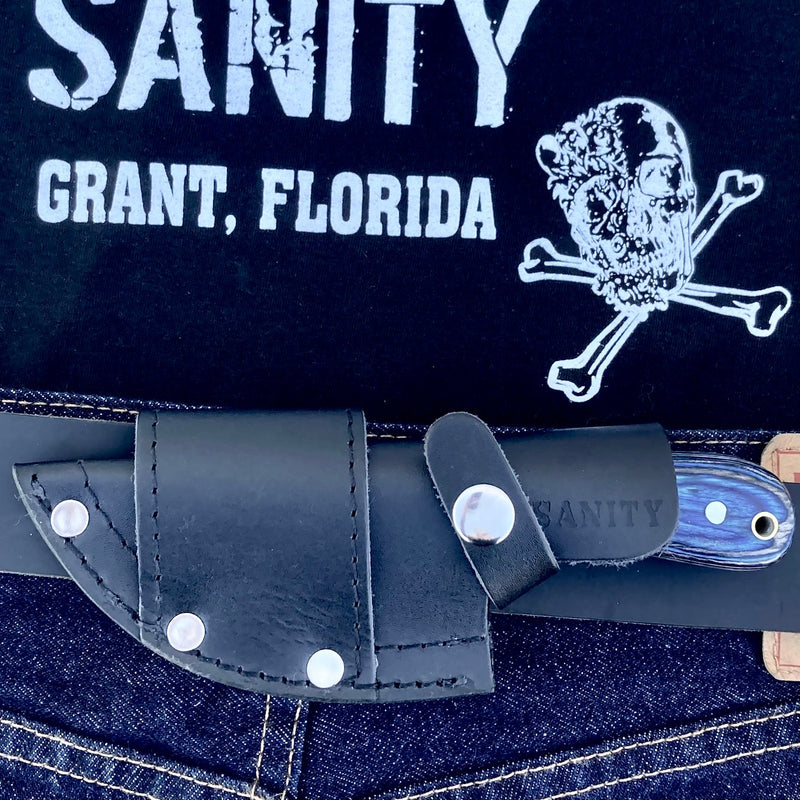 Sanity Steel Steel *BOGO* Jesse James - Blue & Black Wood - 7 inches - JJ011